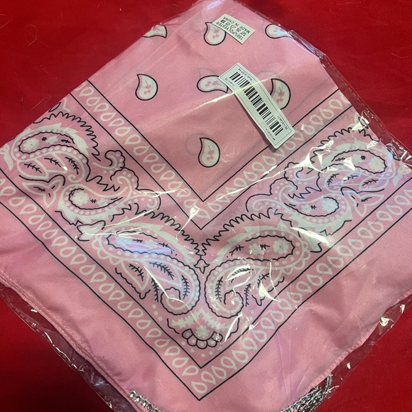 NWT Bandana with Rhinestone Fringe - Picture 3 of 4